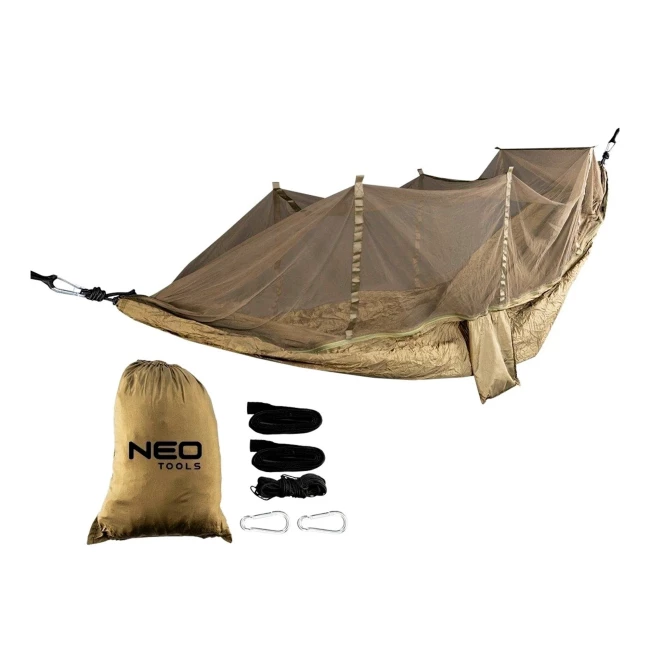 Гамак с москитной сеткой NEO TOOLS 330 x 140 см (63-123)