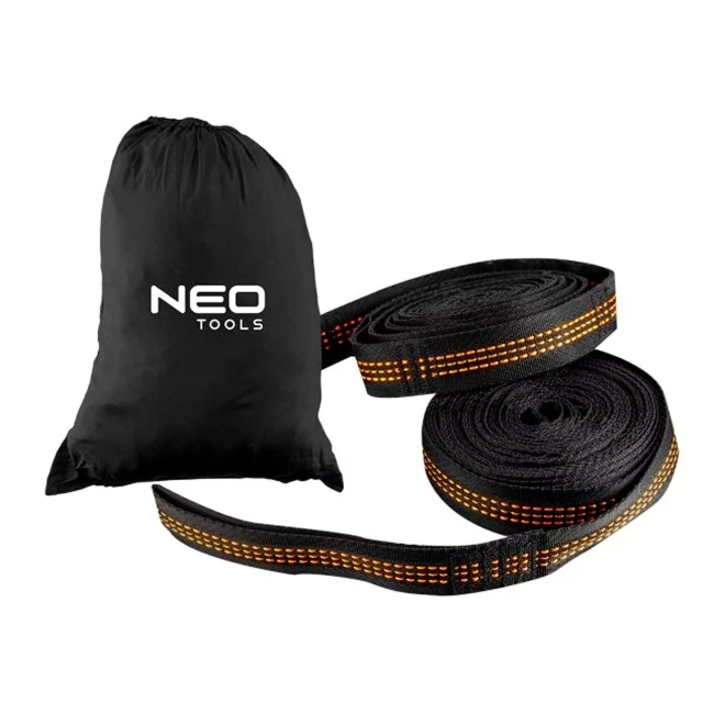 Ленты для гамаков NEO TOOLS 2.5 м 2 шт. 15 точек крепление 300 кг (63-141)