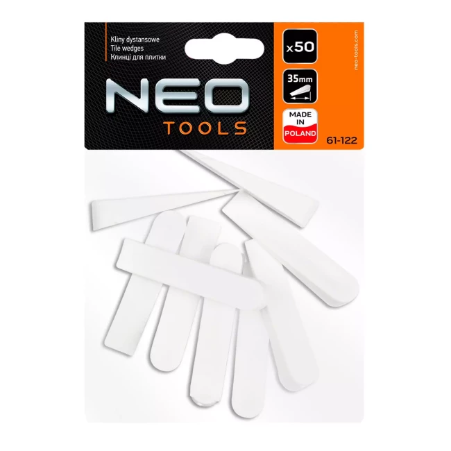 Клины дистанционные большие NEO TOOLS, 50 шт. 1 уп. (61-122)