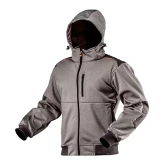 Кофта NEO TOOLS softshell с отстегивающимся капюшоном - усиленная, размер M