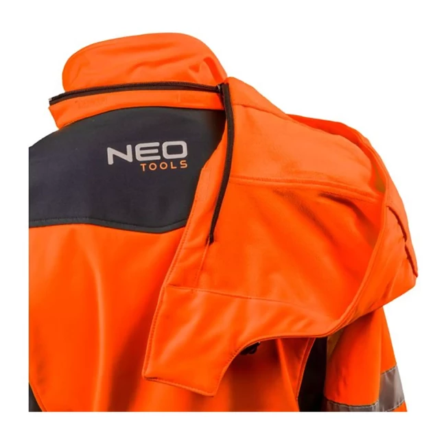 Куртка softshell световозвращающая NEO TOOLS, оранжевая, размер L (81-701-L)
