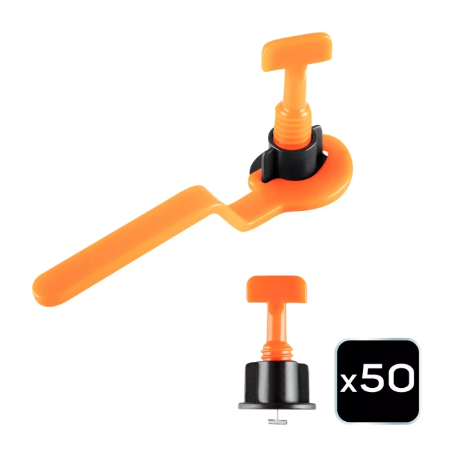 Система нивелирования NEO TOOLS, набор из 50 шт. (61-105)