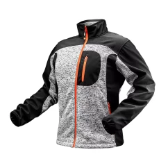 Трикотажная кофта NEO TOOLS + softshell, размер M