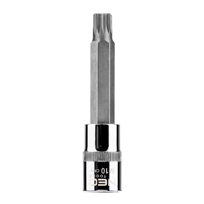 Бита NEO TOOLS Spline 1/2” M10 x 100 мм (08-743)