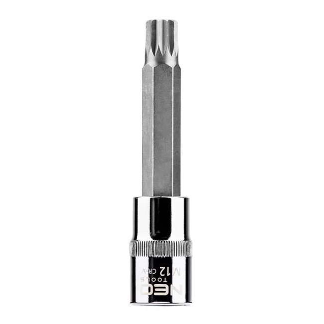 Бита NEO TOOLS Spline 1/2” M12 x 100 мм (08-744)
