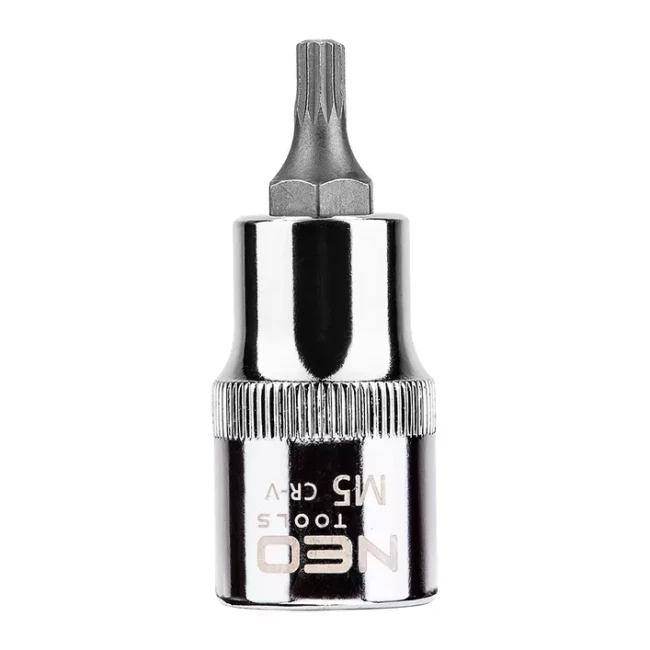Бита NEO TOOLS Spline 1/2” M5 x 55 мм (08-730) Бита NEO TOOLS Spline 1/2” M5 x 55 мм (08-730)
