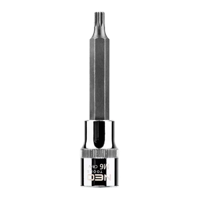 Біта NEO TOOLS Spline 1/2" M6 x 100 мм (08-741) Біта NEO TOOLS Spline 1/2" M6 x 100 мм (08-741)