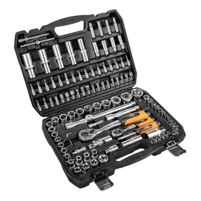 Набір гайкових ключів NEO TOOLS 1/2" 1/4" 108 шт (10-212)