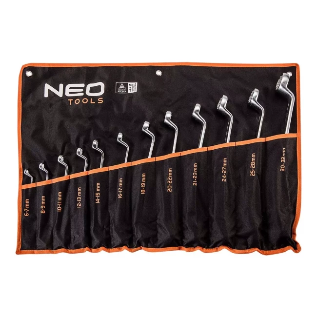 Набор ключей накидных NEO TOOLS изогнутые 6 x 32 мм 12 шт (09-952)