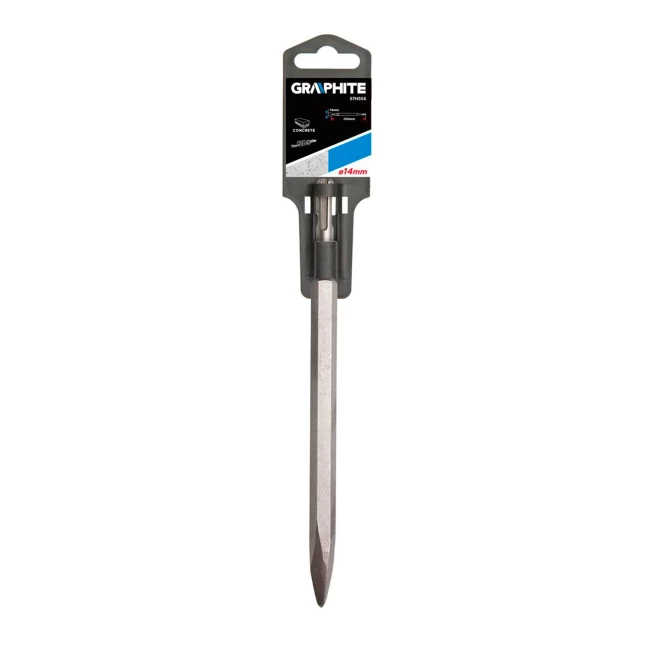 Долото GRAPHITE SDS Plus, 14 x 250 мм (57H556)