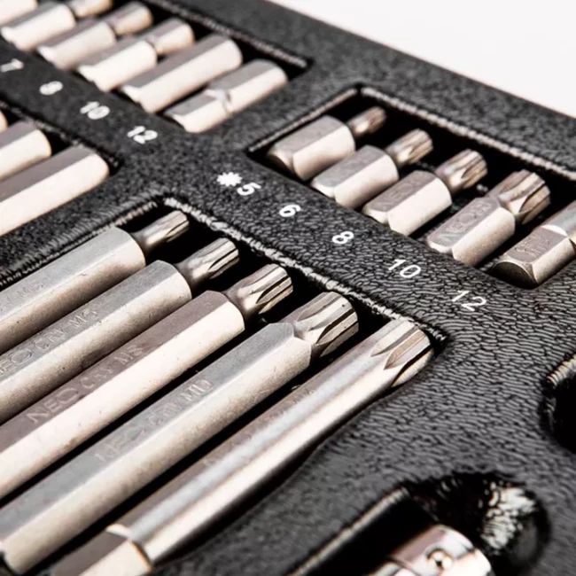 Насадки с держателем NEO TOOLS, набор 40шт. (84-236)