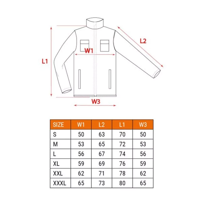 Куртка NEO TOOLS Hi Visibility, розмір XL (81-742-XL)