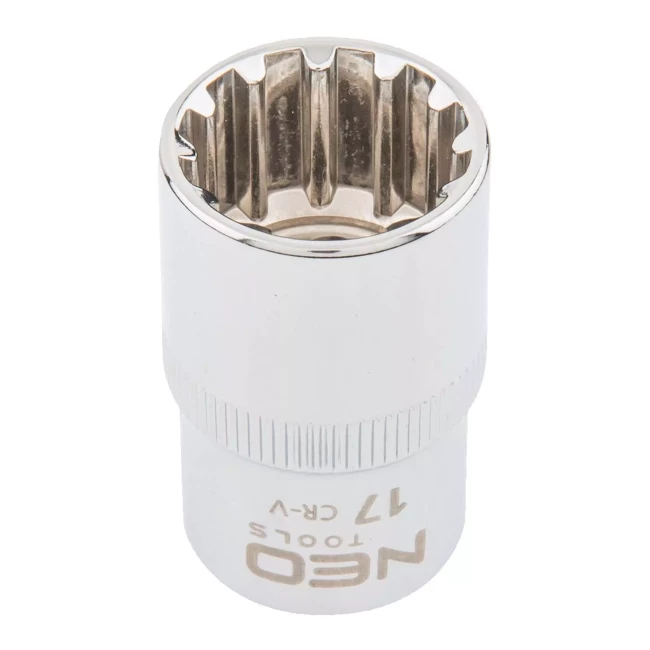 Головка сменная NEO TOOLS Spline 1/2" 17 мм (08-589) Головка сменная NEO TOOLS Spline 1/2" 17 мм (08-589)