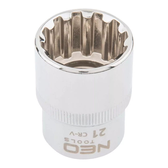 Головка сменная NEO TOOLS Spline 1/2" 21 мм (08-593) Головка сменная NEO TOOLS Spline 1/2" 21 мм (08-593)