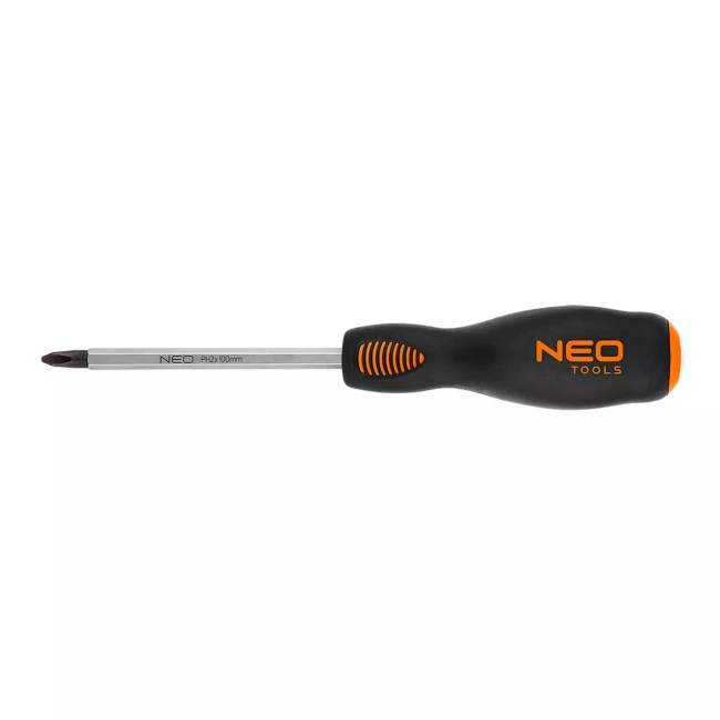 Викрутка NEO TOOLS хрестова ударна PH2 x 100 мм CrMo (04-028) Викрутка NEO TOOLS хрестова ударна PH2 x 100 мм CrMo (04-028)