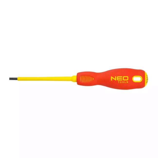 Отвертка NEO TOOLS шлицевая 2.5 x 75 мм 1000 В CrMo (04-051) Отвертка NEO TOOLS шлицевая 2.5 x 75 мм 1000 В CrMo (04-051)