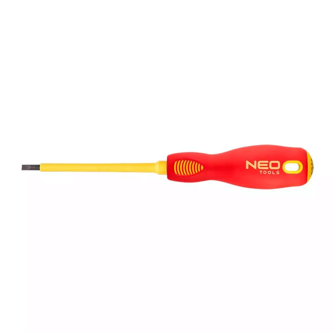 Отвертка NEO TOOLS шлицевая 4.0 x 100 мм 1000 В CrMo (04-053)