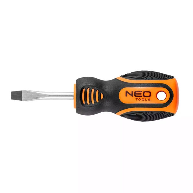 Отвертка NEO TOOLS шлицевая 5.0 x 38 мм (04-173) Отвертка NEO TOOLS шлицевая 5.0 x 38 мм (04-173)