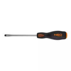 Отвертка NEO TOOLS шлицевая 6.5 x 125 мм CrMo