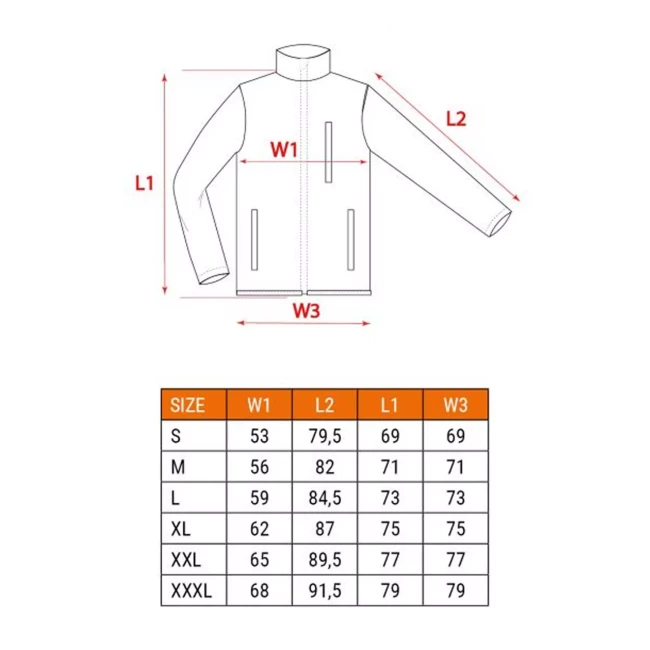 Трикотажная кофта NEO TOOLS + softshell, размер XL (81-555-XL)