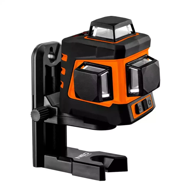 Лазерний рівень NEO TOOLS, 20 м, 3D, зелений, з чохлом і магнітним тримачем (75-108)