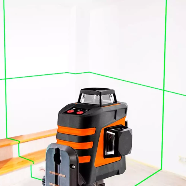 Лазерний рівень NEO TOOLS, 20 м, 3D, зелений, з чохлом і магнітним тримачем (75-108)