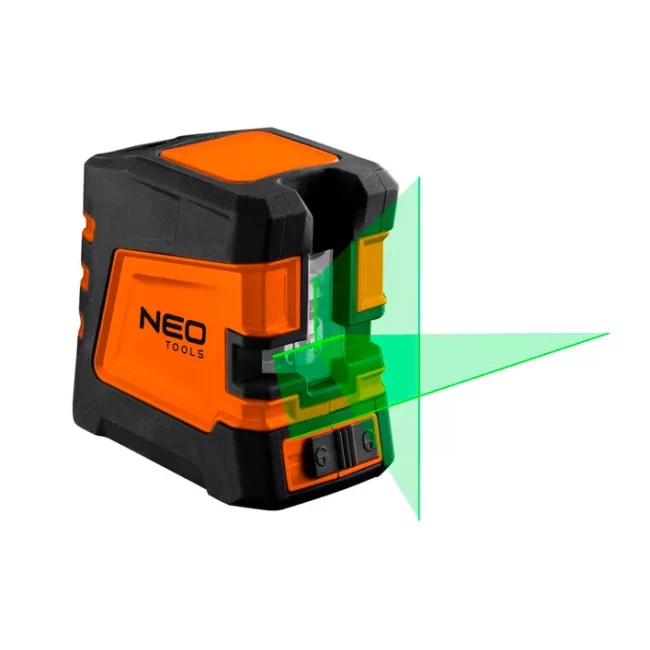 Лазерный уровень NEO TOOLS, 20 м, зеленый, с чехлом и магнитным держателем (75-107)
