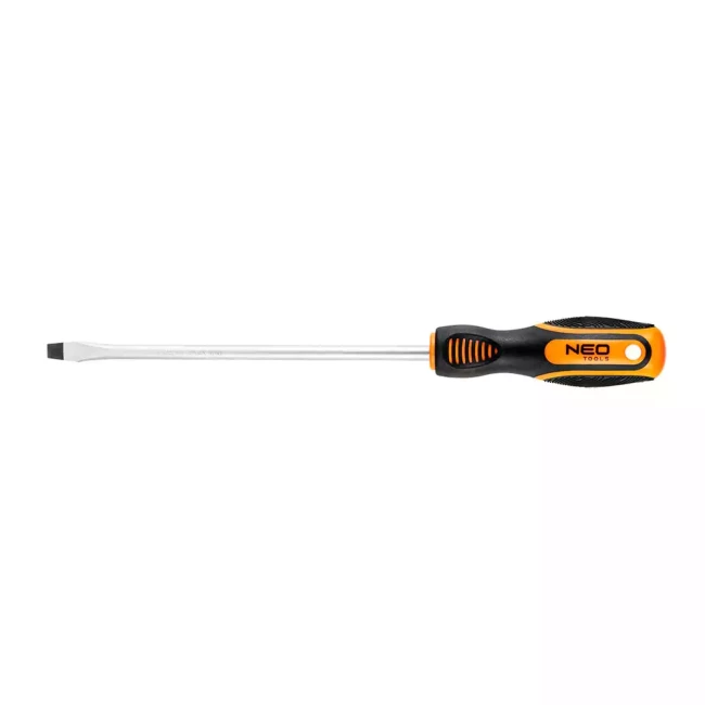 Отвертка NEO TOOLS шлицевая 8.0 x 200 мм (04-176) Отвертка NEO TOOLS шлицевая 8.0 x 200 мм (04-176)