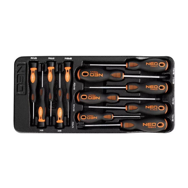 Отвертки NEO TOOLS PZ, TX, набор 12шт. (84-247) Отвертки NEO TOOLS PZ, TX, набор 12шт. (84-247)