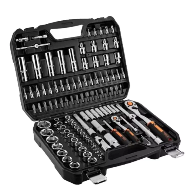 Набор торцевых головок NEO TOOLS 110 шт 1/2" 1/4" CrV (10-066) Набор торцевых головок NEO TOOLS 110 шт 1/2" 1/4" CrV (10-066)