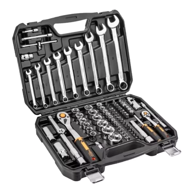 Набор торцевых головок NEO TOOLS 82 шт 1/2" 1/4" ECO (10-058)