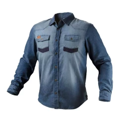 Рабочая рубашка NEO TOOLS DENIM, размер XXXL