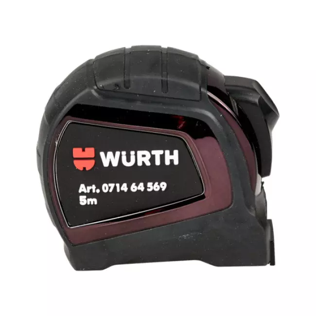 Рулетка кишенькова WURTH з манітом, 5м/25мм (071464569) Рулетка кишенькова WURTH з манітом, 5м/25мм (071464569)