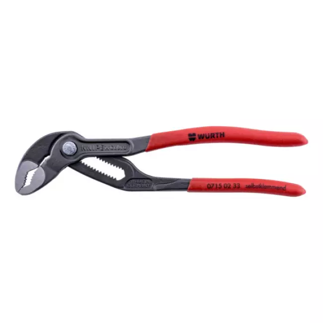 Клещи трубные WURTH COBRA, 180 мм, DIN ISO 8976 (07150233)