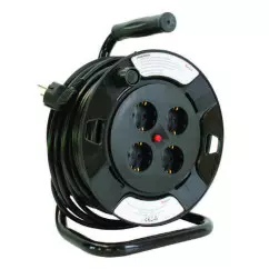 Удлинитель электрический на катушке WURTH (H05VV-F3G x 1,5mm2)-30м (0774125202)