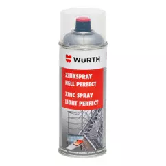 Цинк-спрей Wurth світлий PERFECT 400 мл (0893114114)