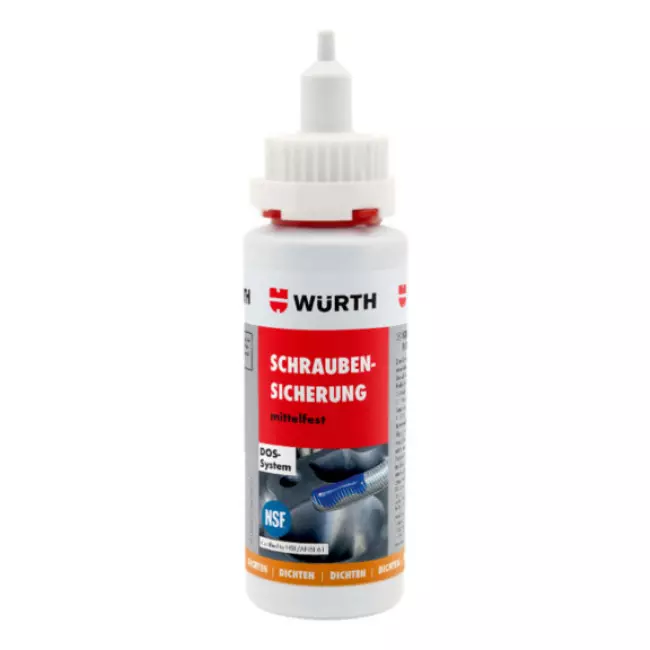 Фиксатор резьбовых соединений средней прочности WURTH 25гр (0893243025)