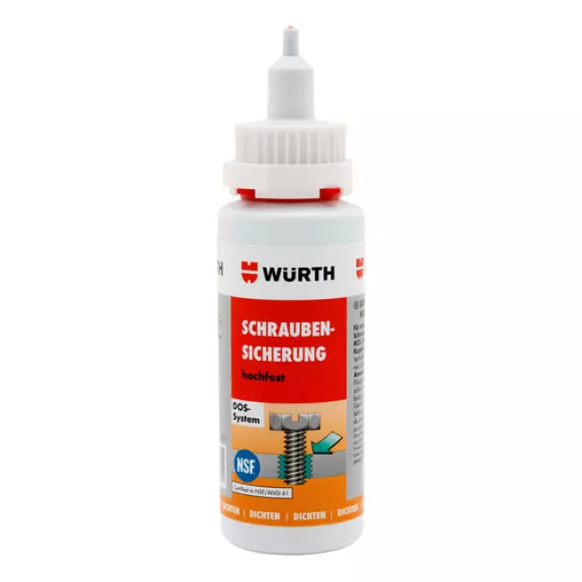 Высокопрочный фиксатор резьбовых соединений WURTH 25гр (0893270025) Высокопрочный фиксатор резьбовых соединений WURTH 25гр (0893270025)