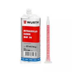 2-компонентний структурний клей WURTH MAK 38 для багатьох поверхонь 38 мл (0893580)