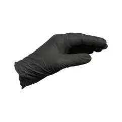 Нитриловая одноразовая перчатка без пудры WURTH черная (0899470399)