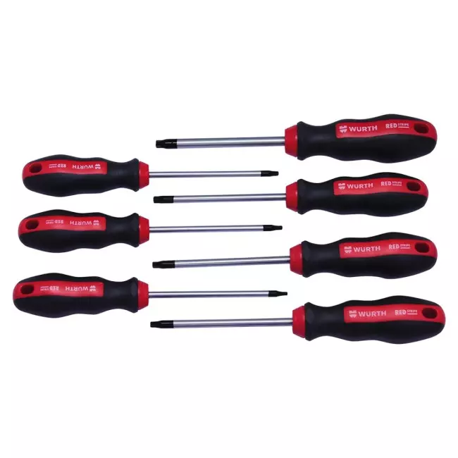 Набор отверток торкс Wurth Red Stripe TX10-40 7шт (57519349)
