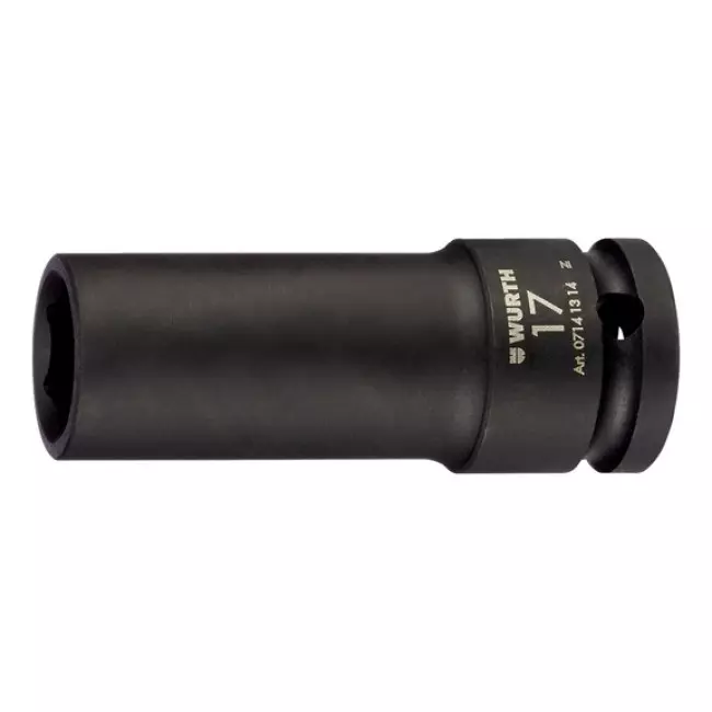 Торцевая головка WURTH ударная удлиненная 1/2" шестигранная LONG-WS19 (07141315) Торцевая головка WURTH ударная удлиненная 1/2" шестигранная LONG-WS19 (07141315)