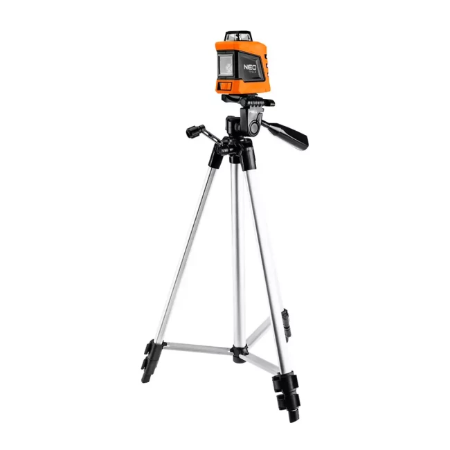 Лазерный уровень NEO TOOLS, 30 м, 360° по вертикали, с футляром и штативом 1.5 м (75-102)