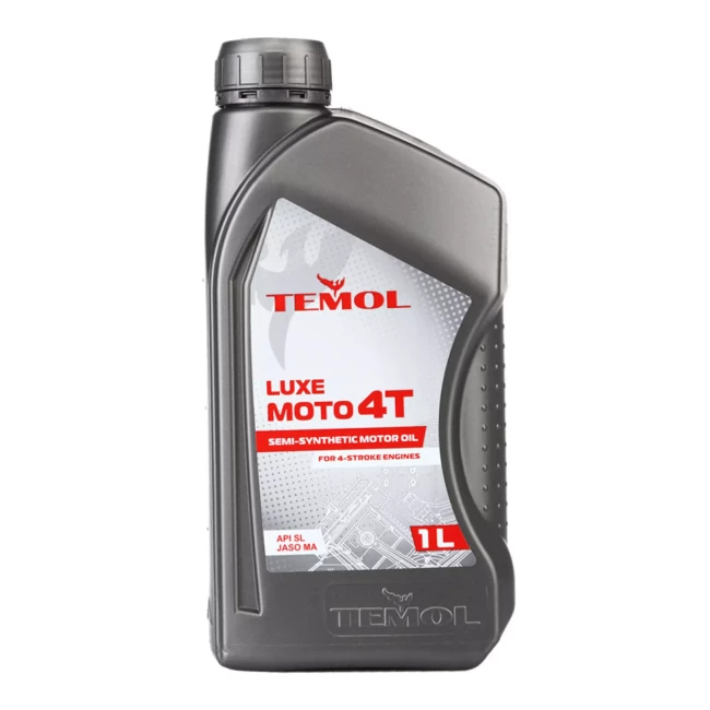 Моторное масло Temol Luxe Moto 4T SAE 10W-40 API Sl 1л