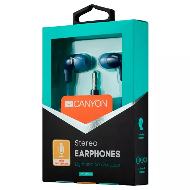 Навушники Canyon CNS-CEPM02BL Blue