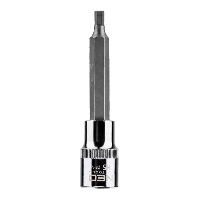 Головка сменная NEO TOOLS с шестигранными насадками 1/2" H5 x 100 мм (08-780) Головка сменная NEO TOOLS с шестигранными насадками 1/2" H5 x 100 мм (08-780)