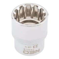 Головка сменная NEO TOOLS Spline 1/2" 23 мм