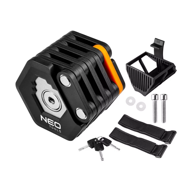 Складаний велосипедний замок NEO TOOLS (91-006) Складаний велосипедний замок NEO TOOLS (91-006)