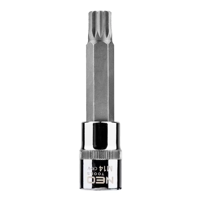 Бита NEO TOOLS Spline 1/2” M14 x 100 мм (08-745) Бита NEO TOOLS Spline 1/2” M14 x 100 мм (08-745)