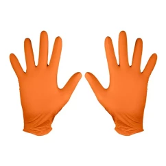 Перчатки нитриловые перфорированные NEO TOOLS, оранжевые, 50 шт., размер XL (97-690-XL)